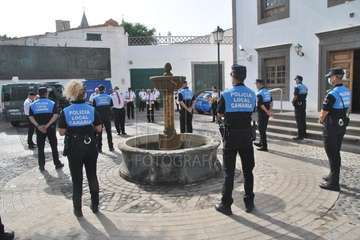 Homenaje de la Banda Municipal de Música a la Policía Local y Policía Nacional  (Foto Francisco Javier Santana)